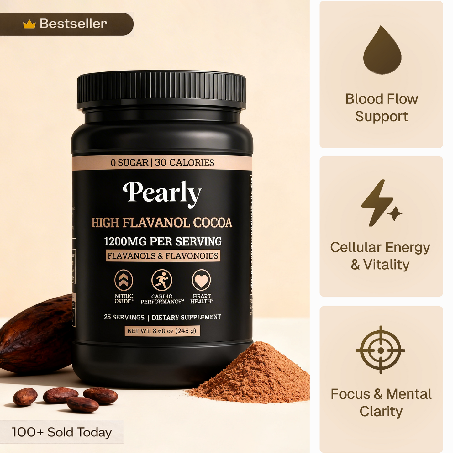 Pearly - High Flavanol Cocoa